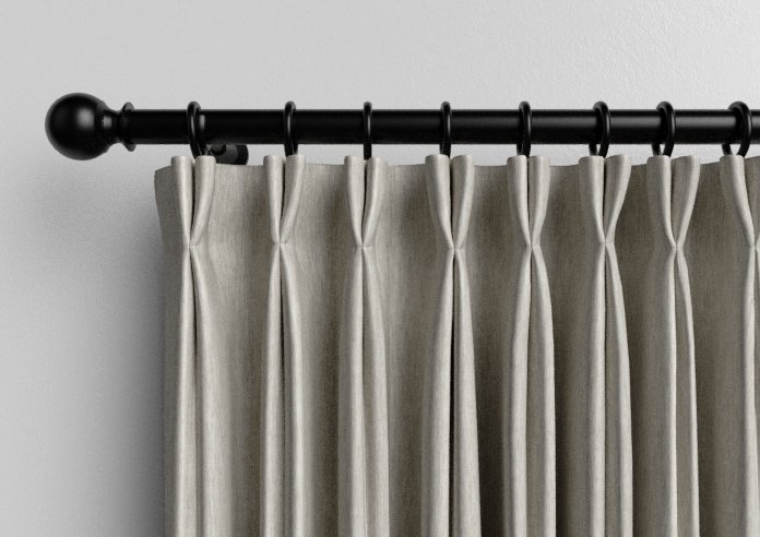 Genoa Faux Silk (Blackout), Sterling Shimmer - Made to Measure Curtains - Image 10